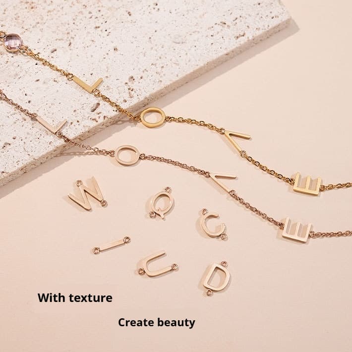 Cross Border New Product 26 Letter Bracelet For Female Niche