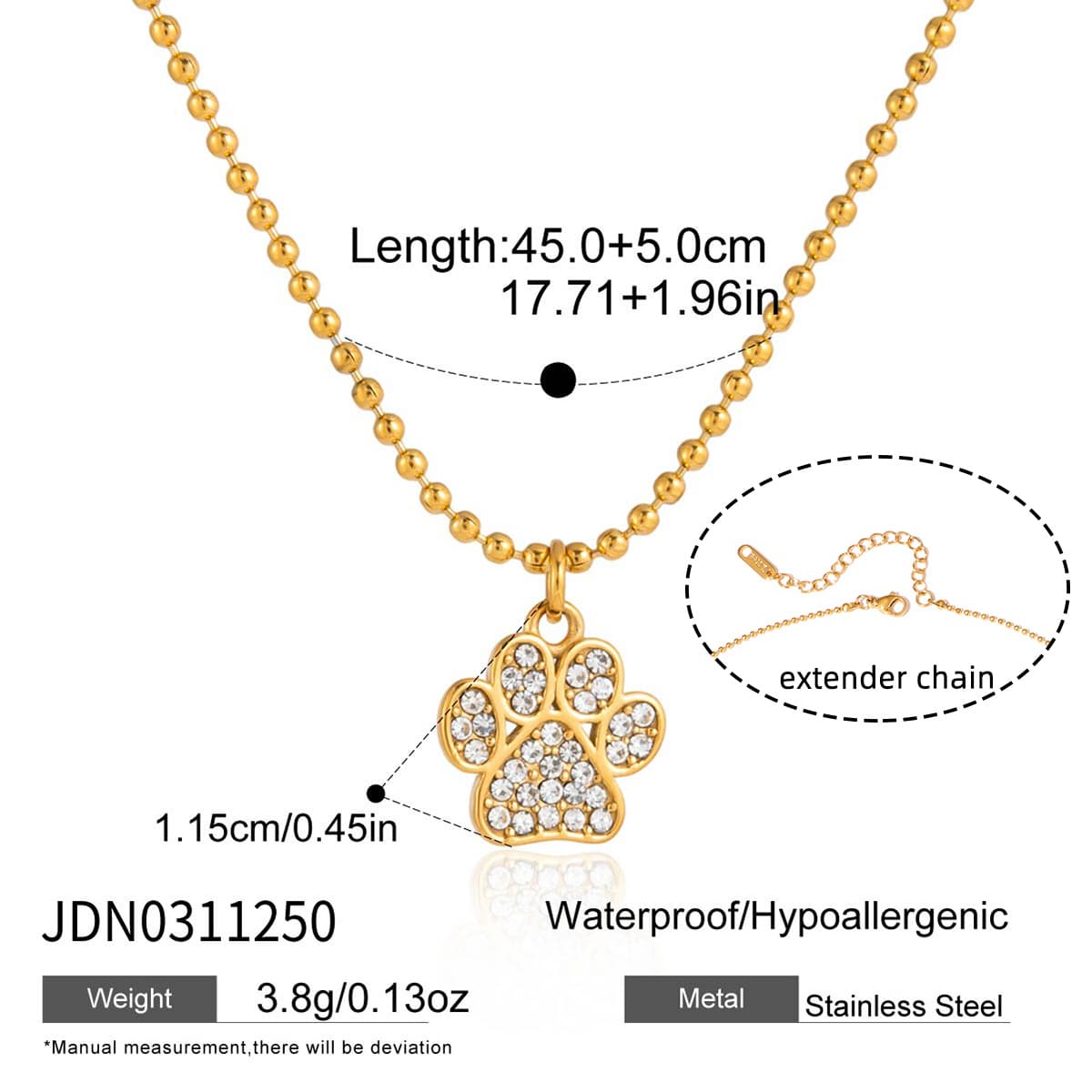 Bone Pendant Necklace Cute And Delicate Womens Accessory