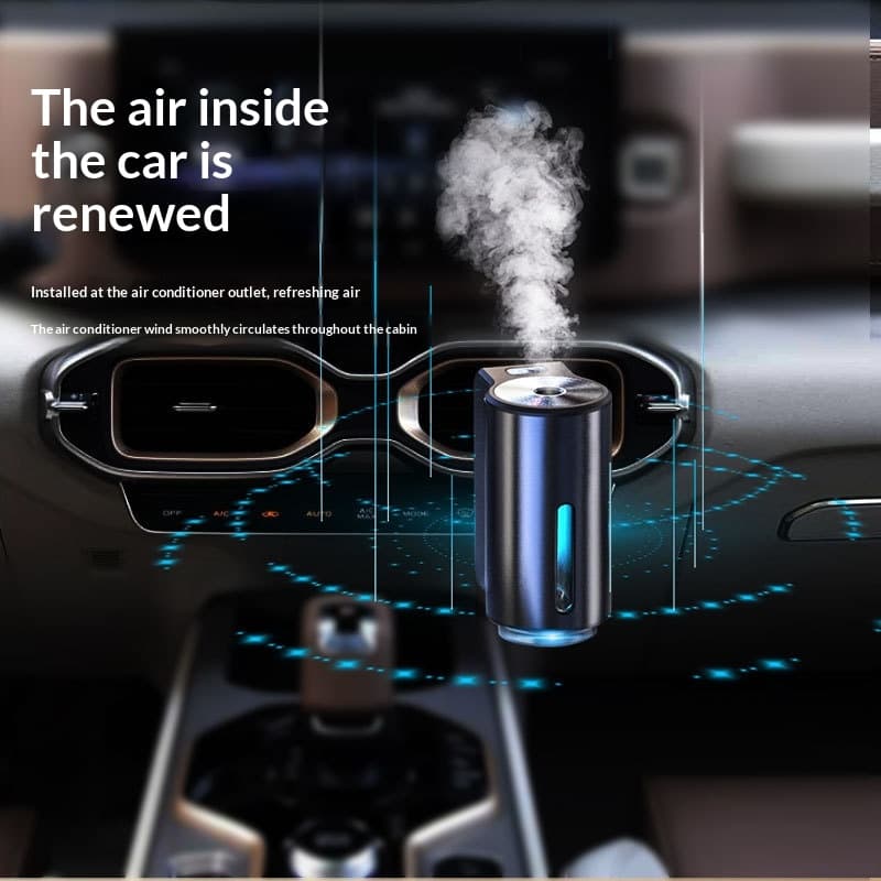 Smart Incar Aroma Diffuser With Threespeed Adjustment And Autstartstop