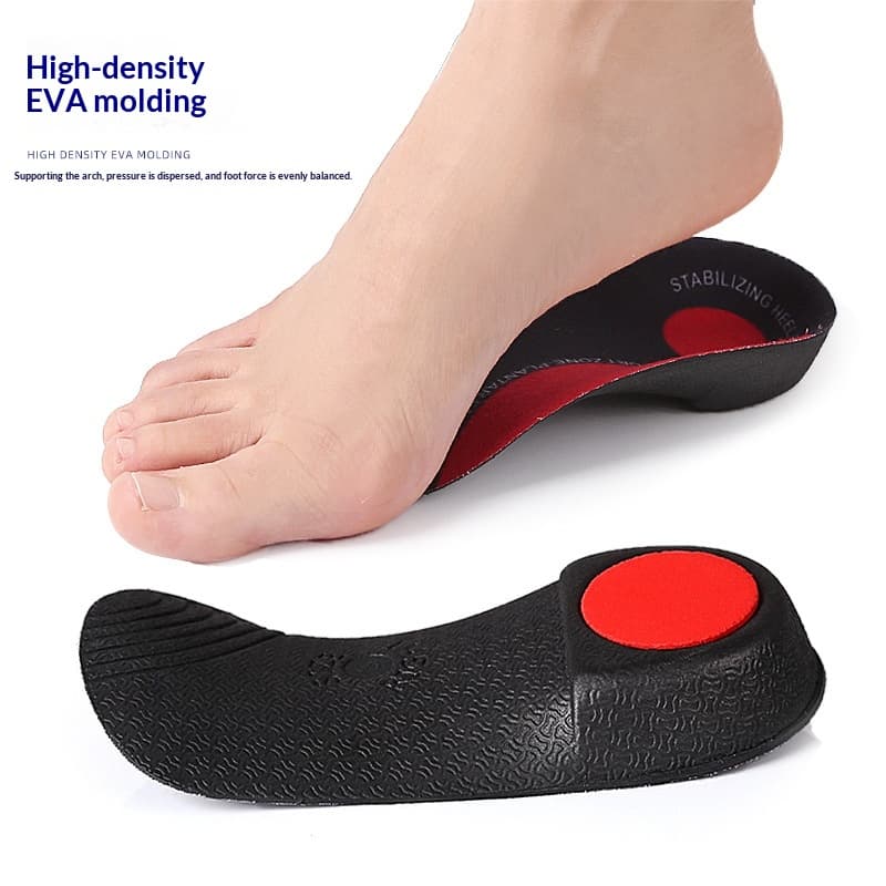 Upgraded Arch-supporting Half Insole For The Sole And Heel Of The Foot
