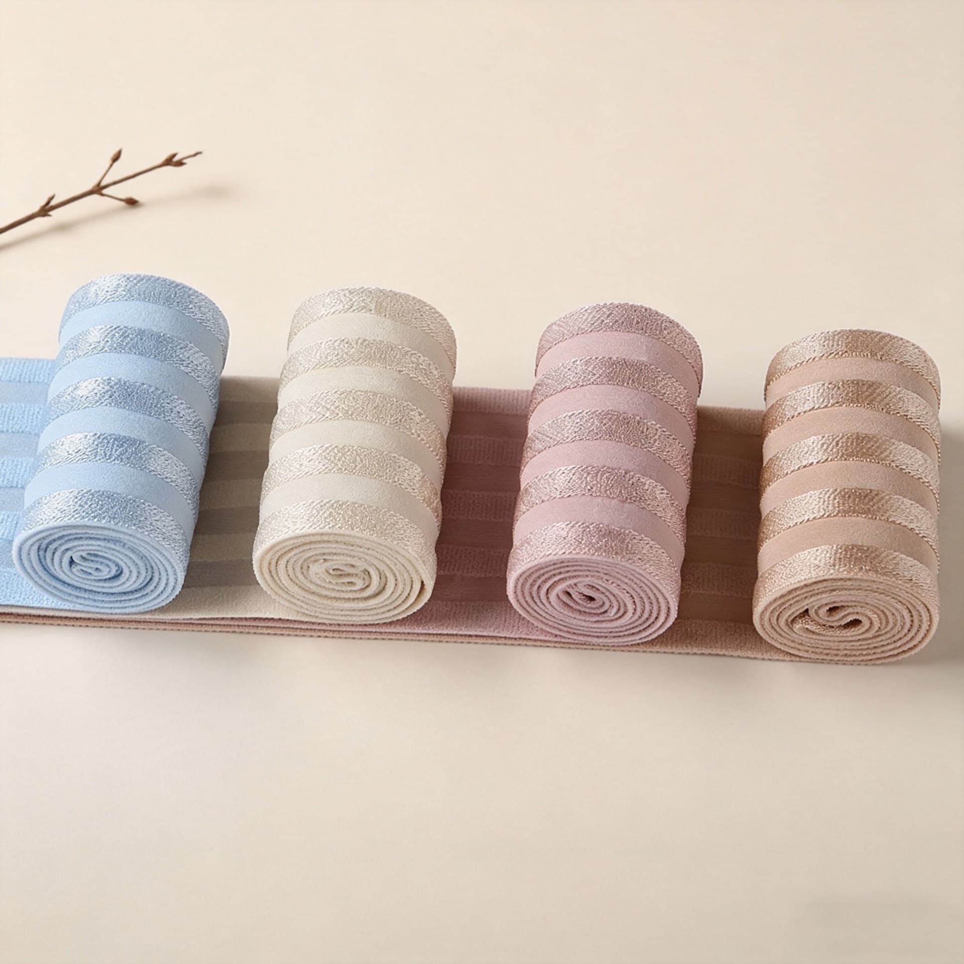 Colorful Silk Elastic Band Shiny Elastic Sewing Accessories