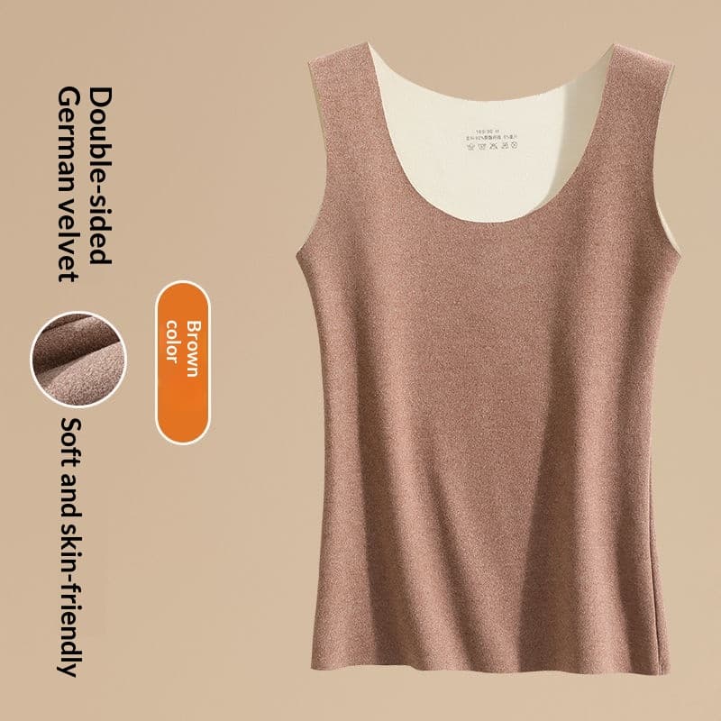 Round Neck Seamless Undershirt For Women