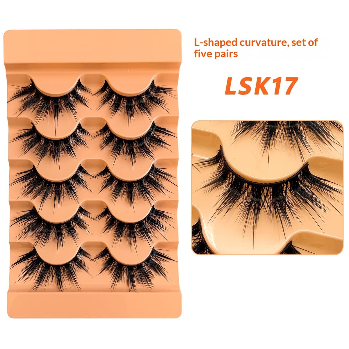 False Eyelashes Single-strip Style