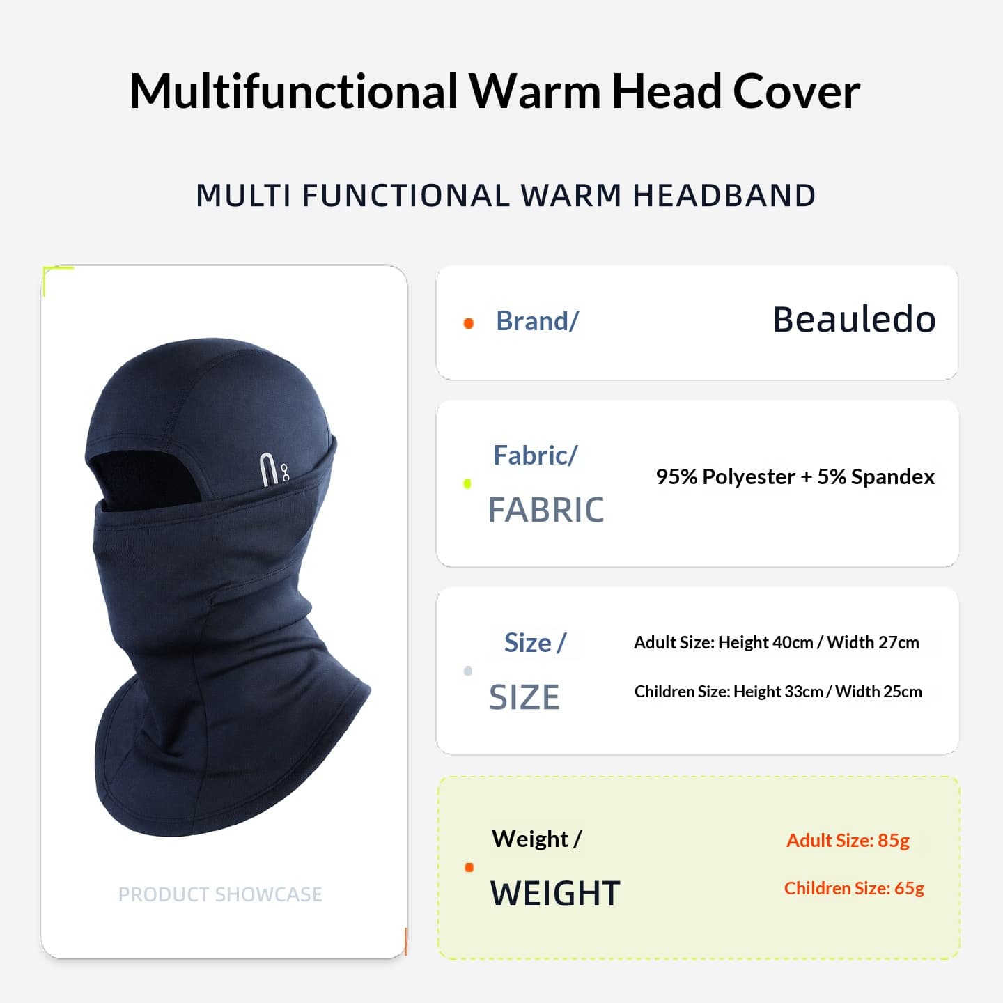 Warm Cycling Balaclava Fleece Hat For Motorcycles