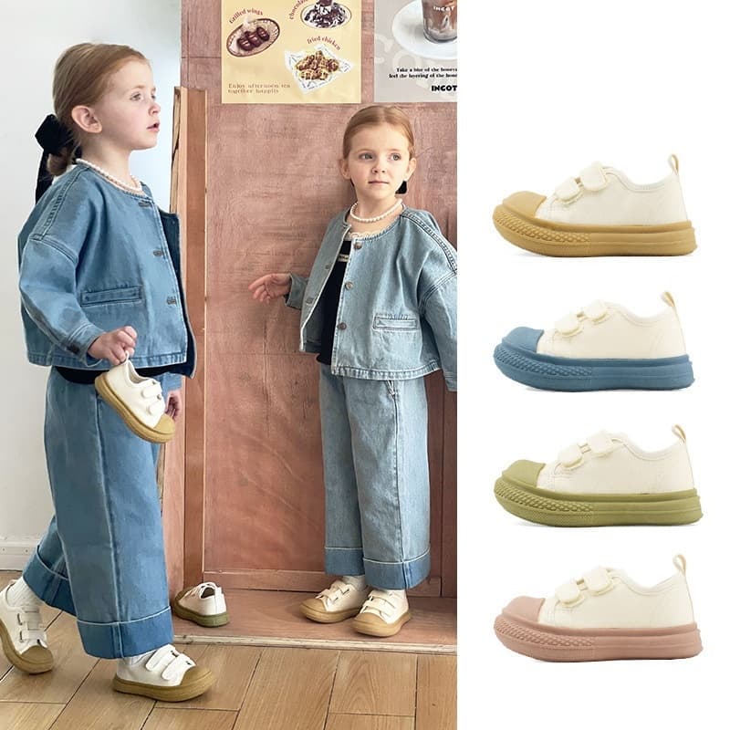 Soft-soled Canvas Shoes For Toddlers And Young Children