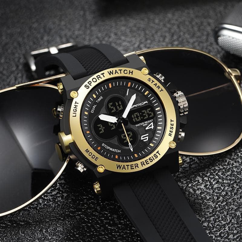 Fashionable Dual Display Watch