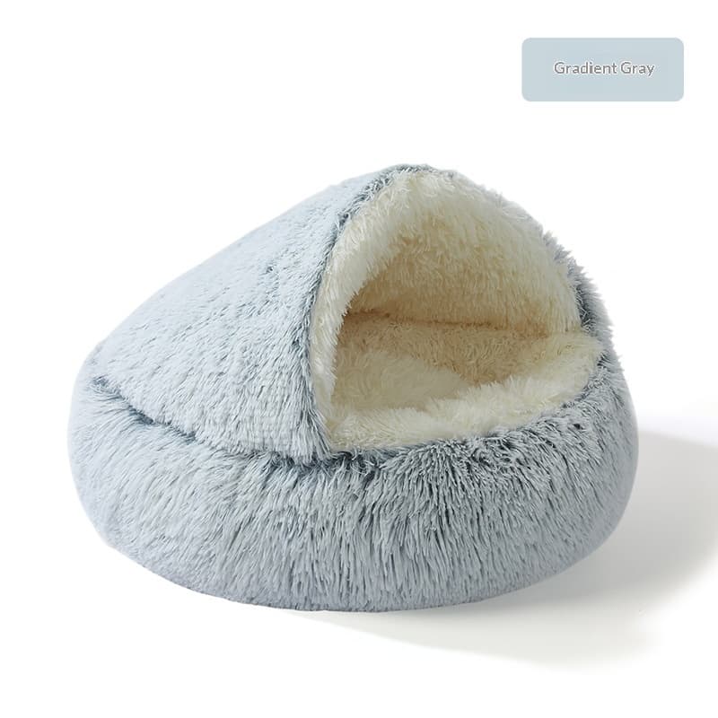 Semi-enclosed Cat Bed Shell Nest