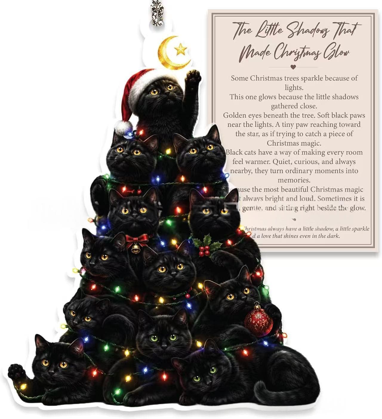 Acrylic Christmas Tree Holiday Ornament
