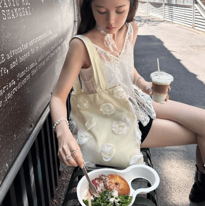 Waterproof Mini Canvas Handbag Versatile Style