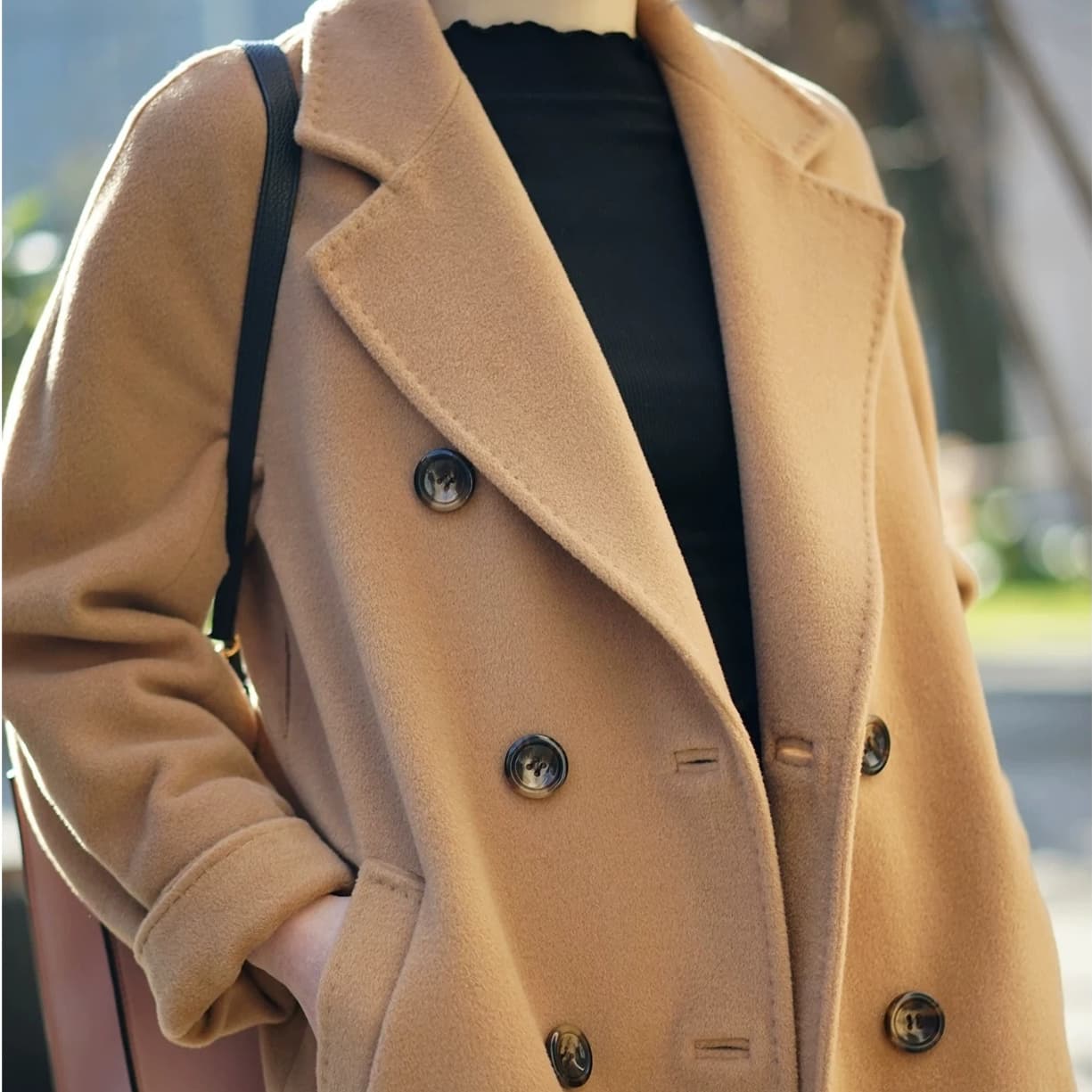 Medium To Long Double-sided Colored Thick Winter Coat