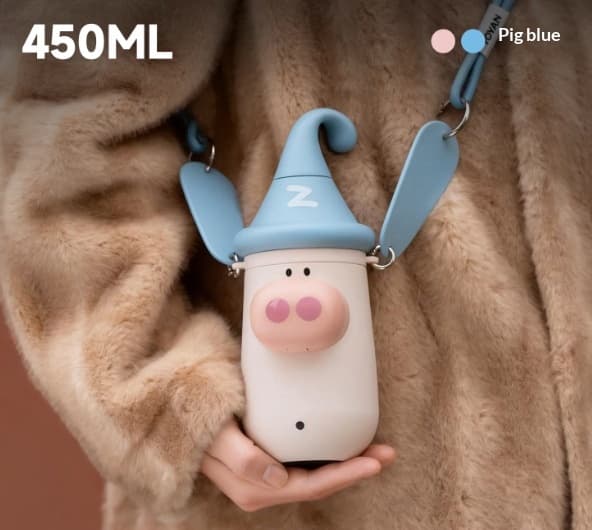 Stylish With A Straw Portable Water Bottle For Women