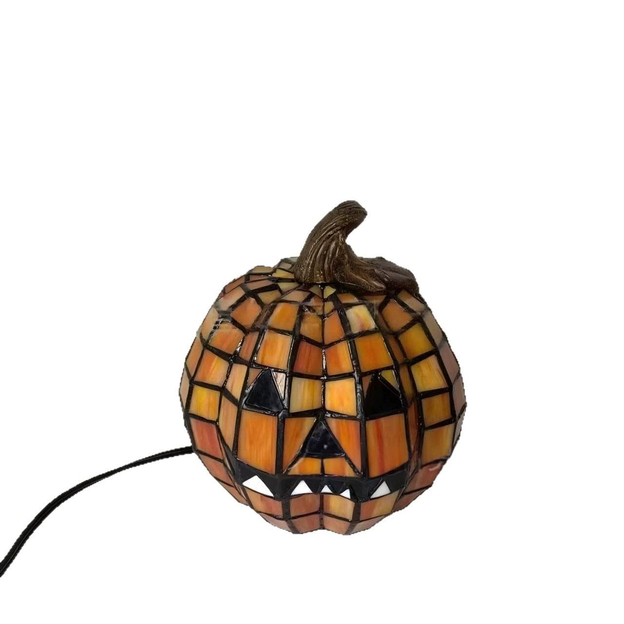 Cross-border New Product Tiffany-style Pumpkin Halloween Lantern