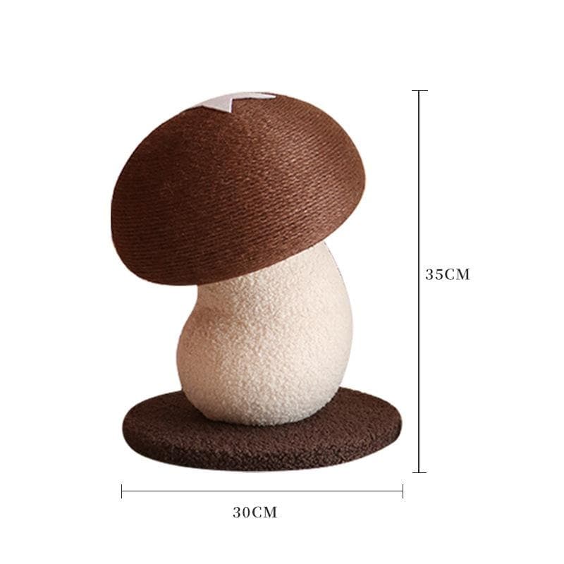 Wear-resistant Jute Rope No Shedding Mushroom-shaped Vertical Scratching Post