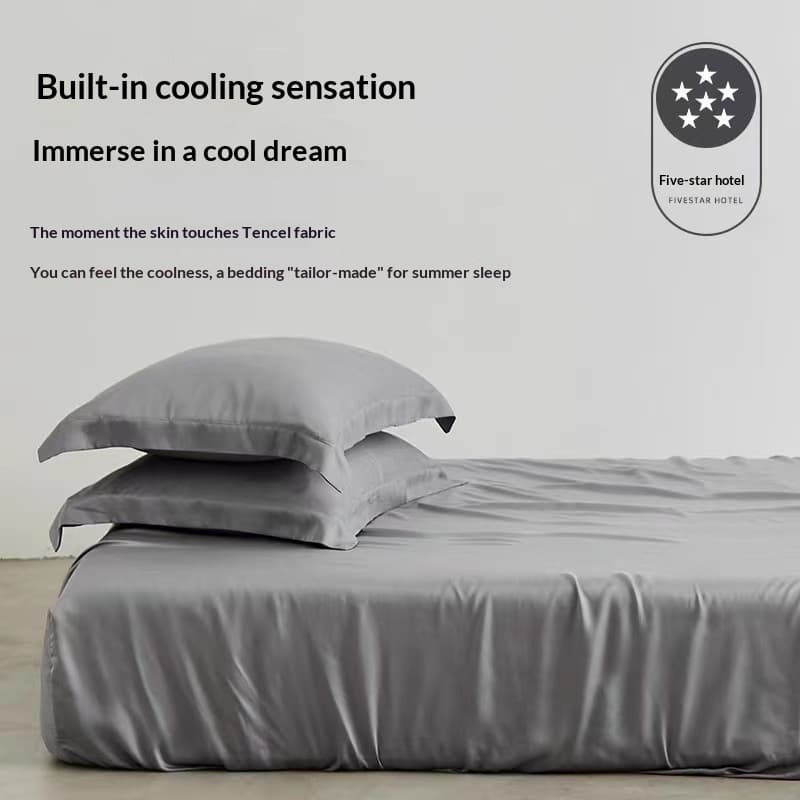 Affordable Luxury Cool-touch Ice Silk Bedspread And Mattress Cover Single-piece Protective Cover