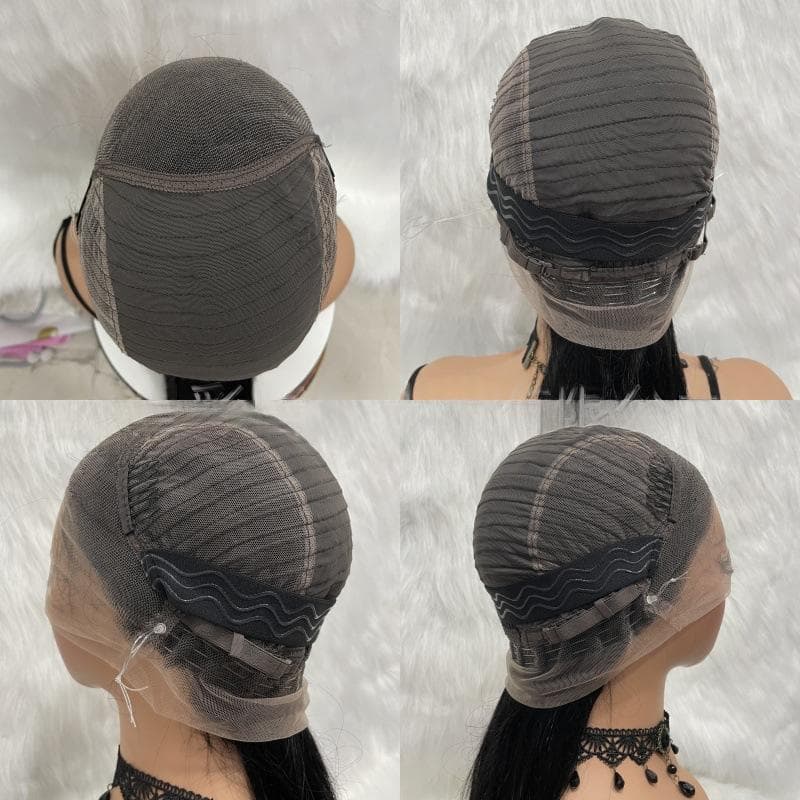 Invisi Strap 360 Lace Front Curly Wave Wig Highlight