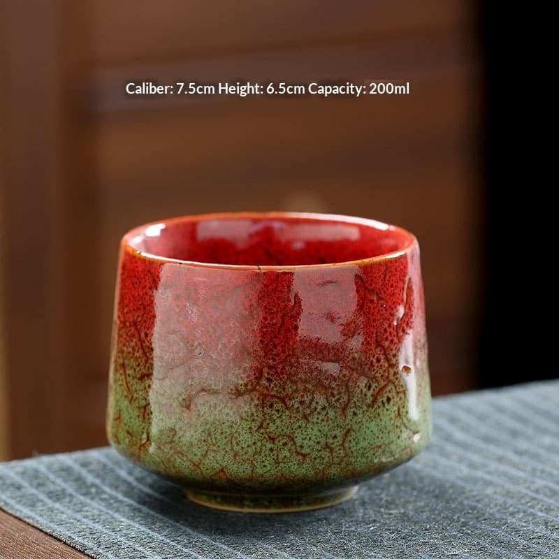High Appearance Kiln Change Glaze Ceramic Tea Cup