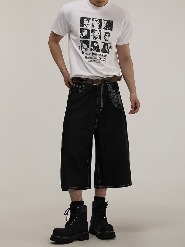 Mens And Womens Loose-fitting Street-style Shorts