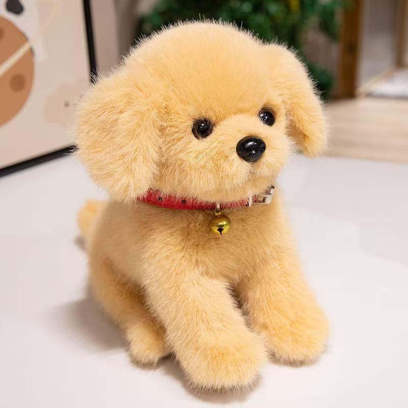 Cute Realistic Bichon Frise Doll White Dog Sleeping Hugging Pillow