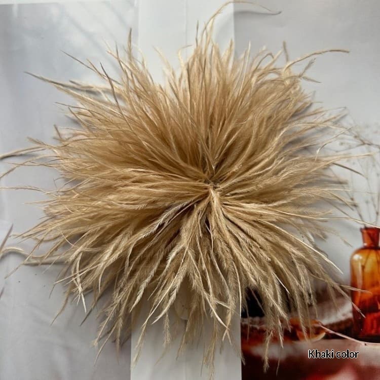 New Colorful Ostrich-feather Brooch Headdress Hair Clip