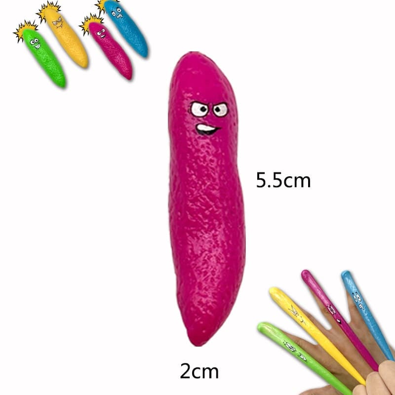 Creative TPR Soft Rubber Spoof Trick Fool's Day Sticky Wall Whole Person Toy