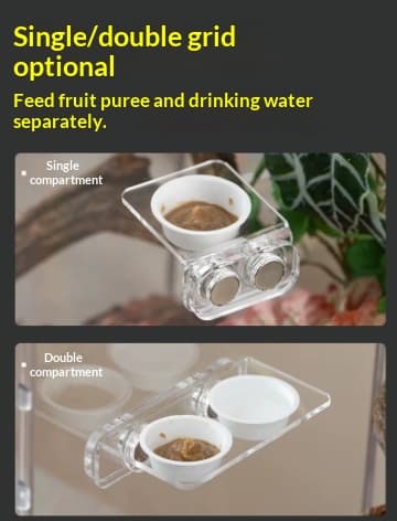 Climbing Pet Magnetic Sucking Basin Eyelash Horn Fruit Mud Basin Guarding Water Basin