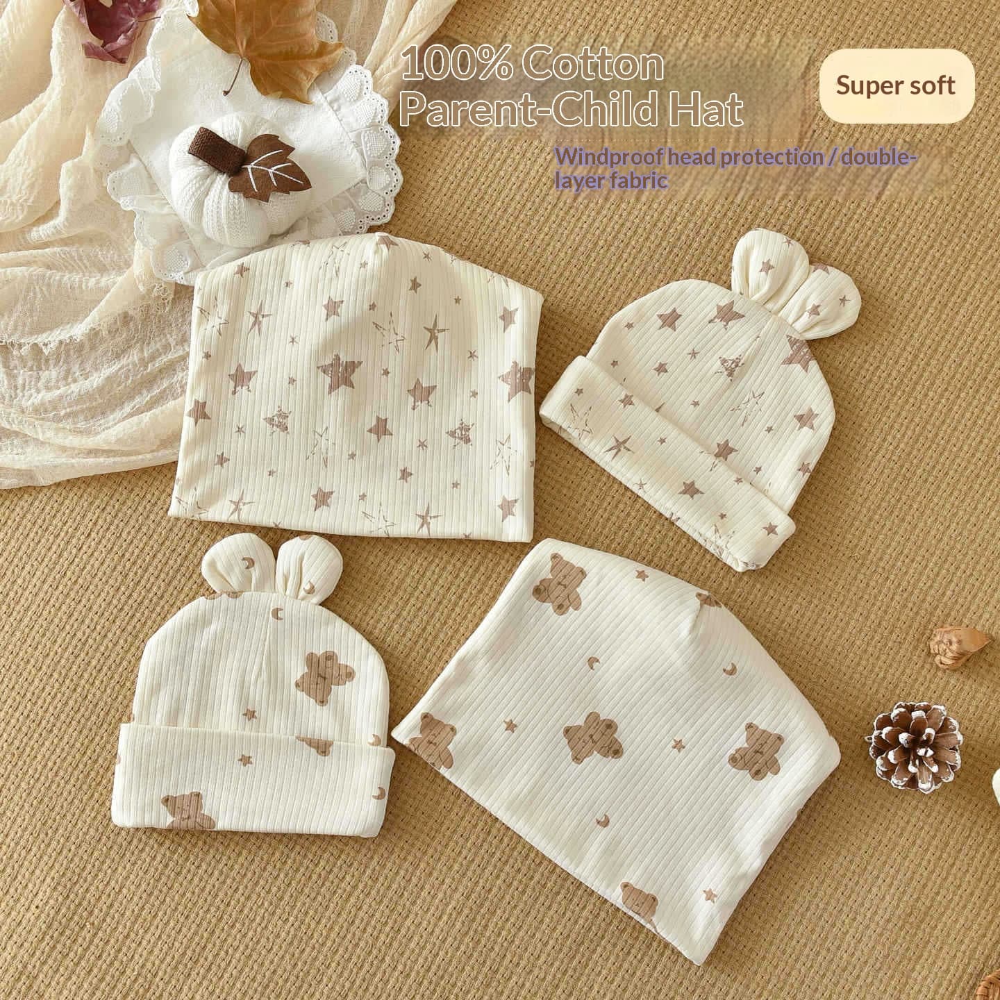 Fashionable Newborn Cotton Hat