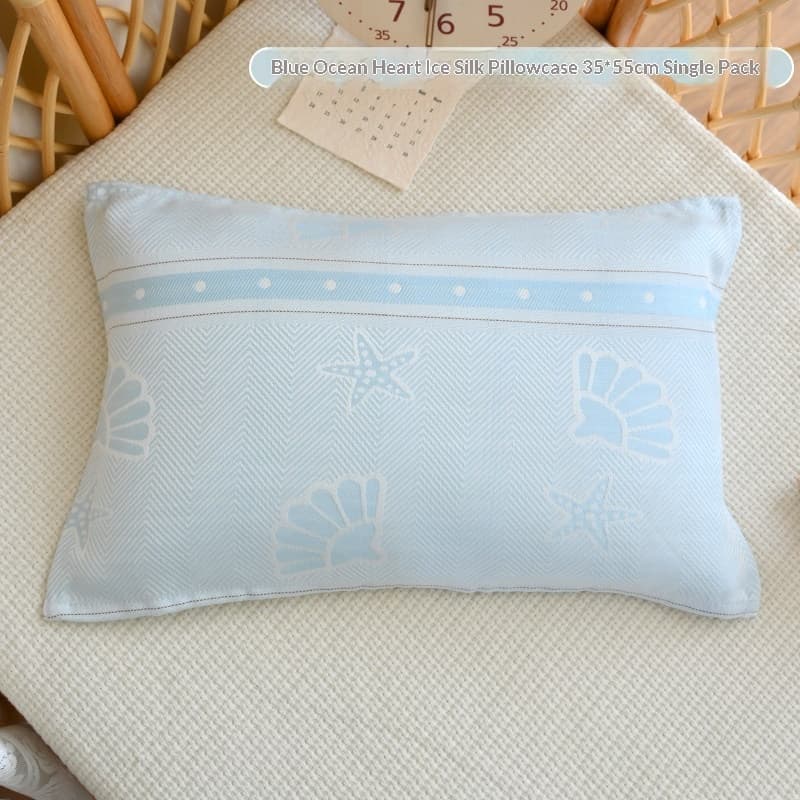 Cooling Bamboo-Viscose Sweat-Absorbent And Breathable Childrens Pillowcase