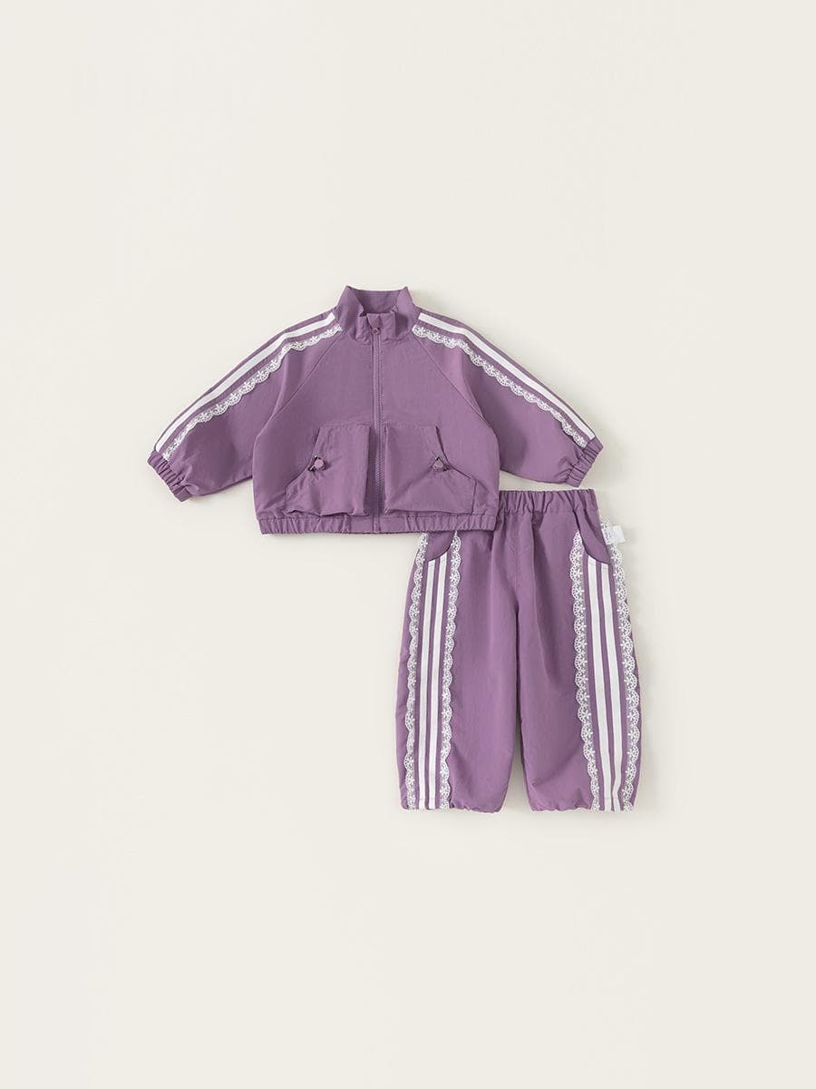 Kids' Girls' Sports And Casual Two-Piece Outfit