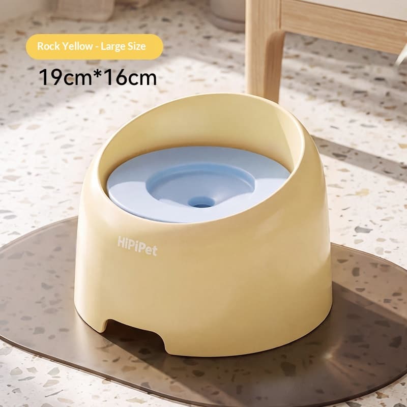 Antibacterial Non drip Large capacity Pet Water Bowl With Neck Support