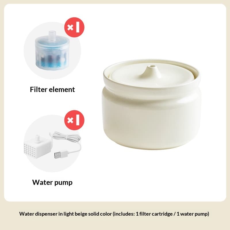 Cat Ceramic Automatic Circulating Filter Water Dispenser