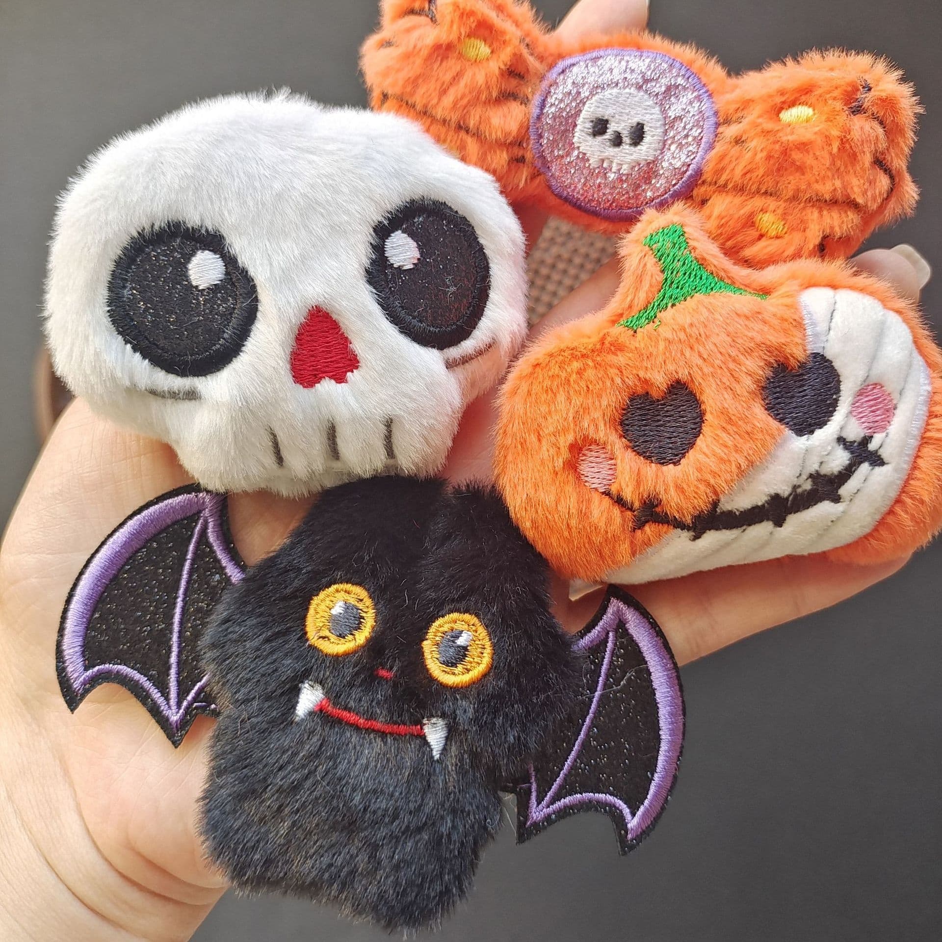 Cartoon Halloween Plush Doll Brooch