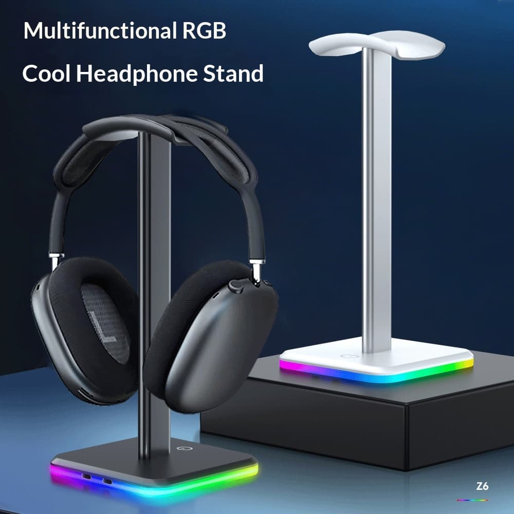 RGB Touch Headphone Stand Desktop Aluminum