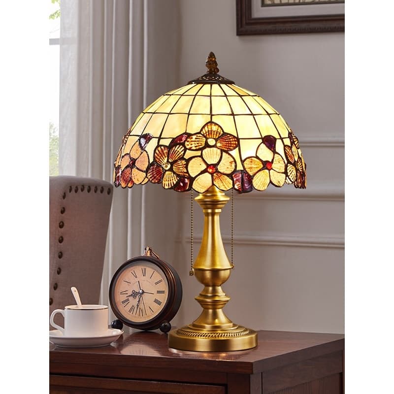 American-style Vintage Pure Copper Table Lamp For The Bedroom