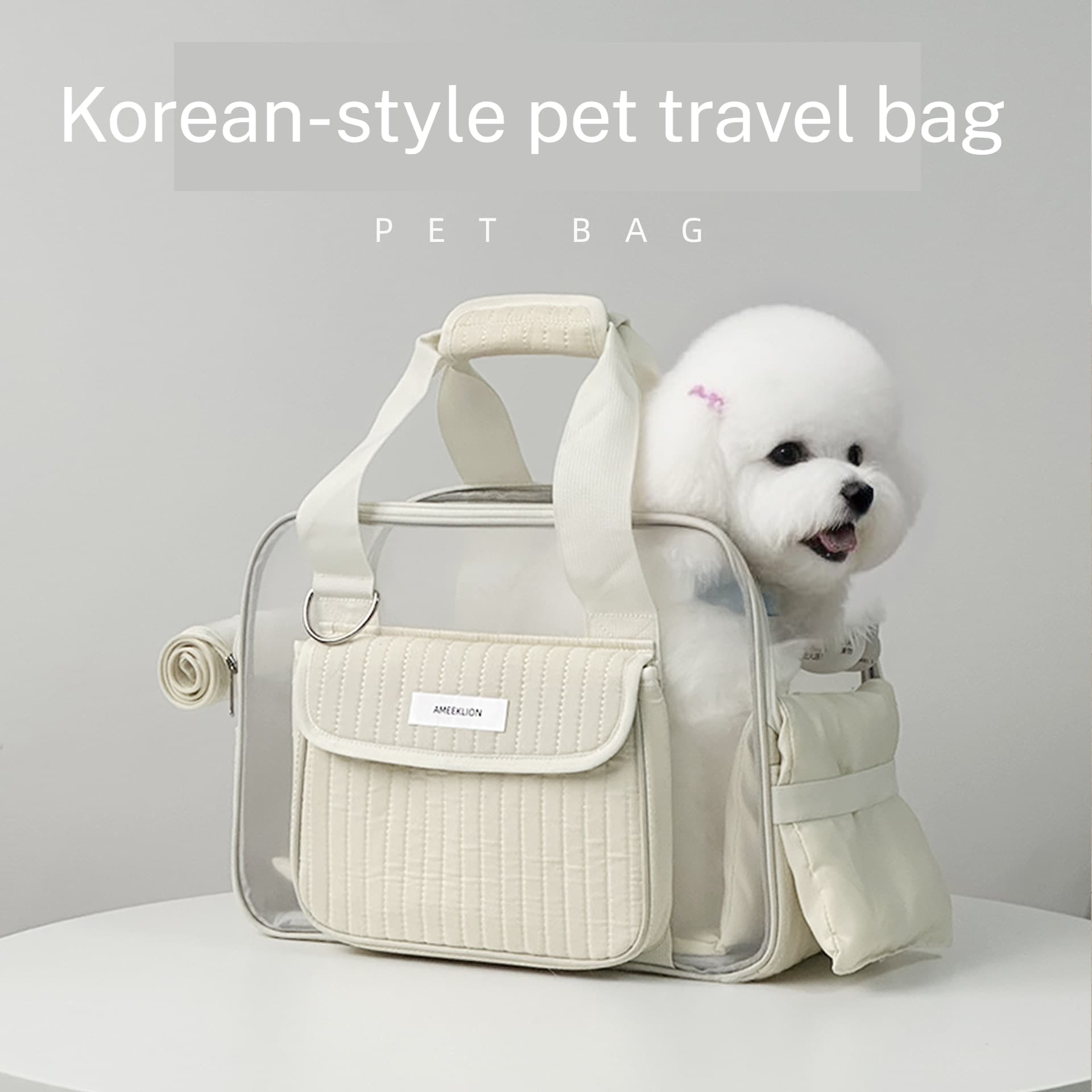 Cute Fashionable And Simple Breathable Pet Carrier For Cats And Dogs