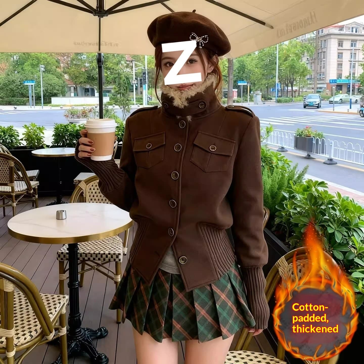 Retro-style Fashionable Womens Short Jacket