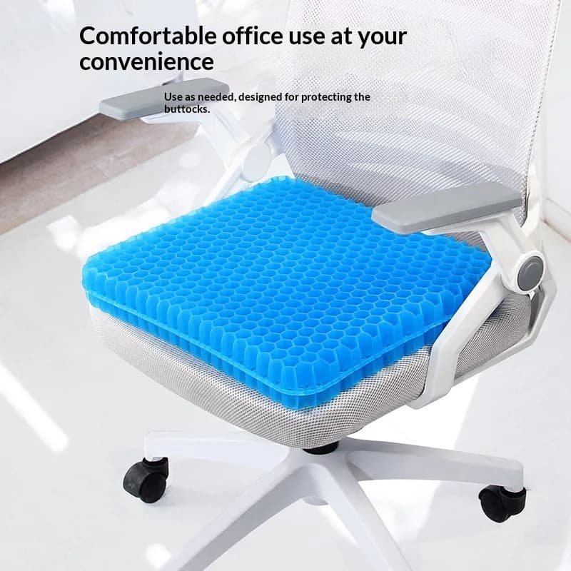 Thickened Honeycomb Silicone Gel Seat Cushion
