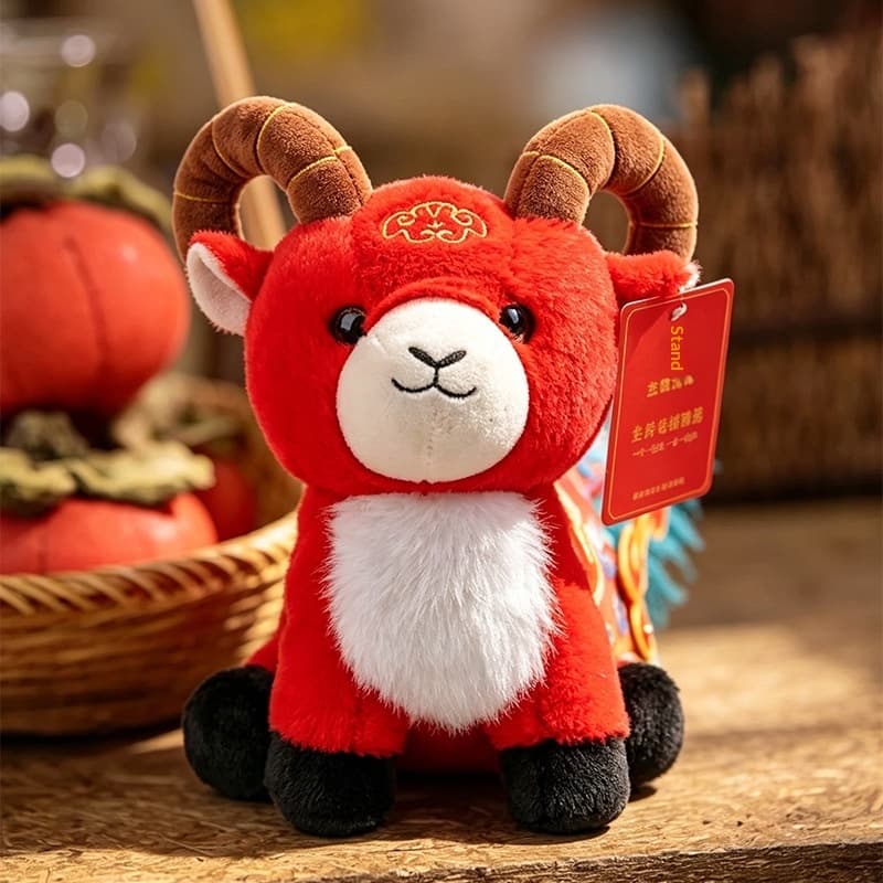 Soft Lamb Plush Toy - Cute Stuffed Sheep Doll for Kids Baby Shower Gift