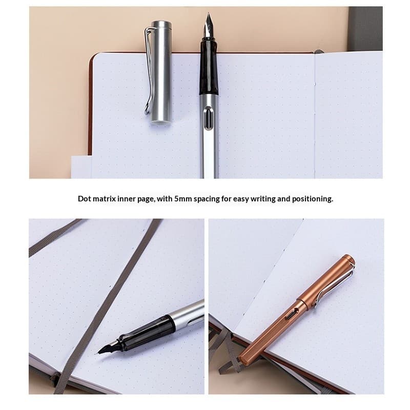 Thick Dot-grid Hardcover Notebook Business And Office Notepad