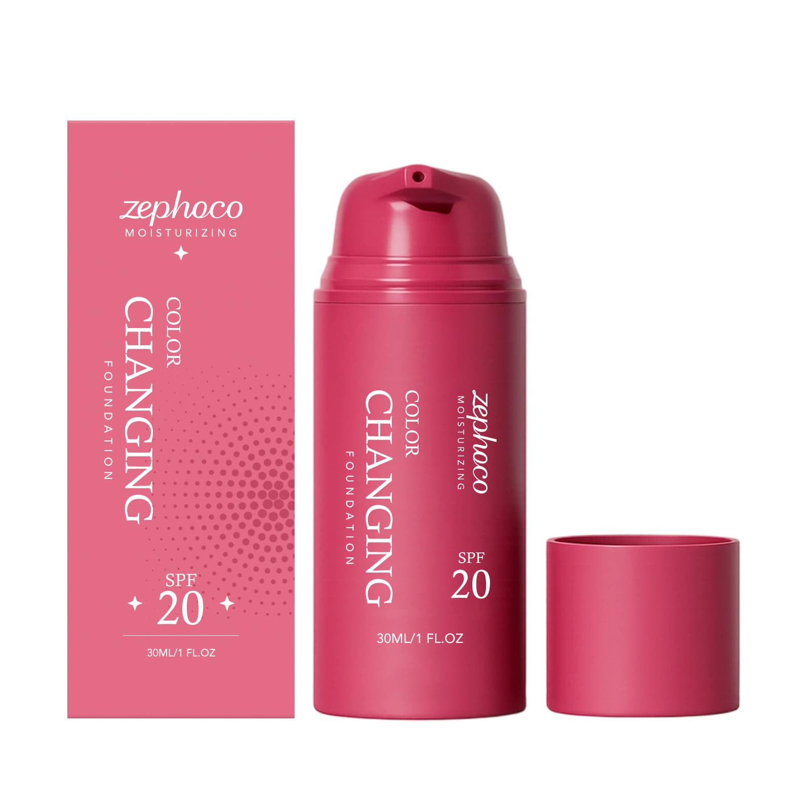 Concealer And Color-changing Liquid Foundation