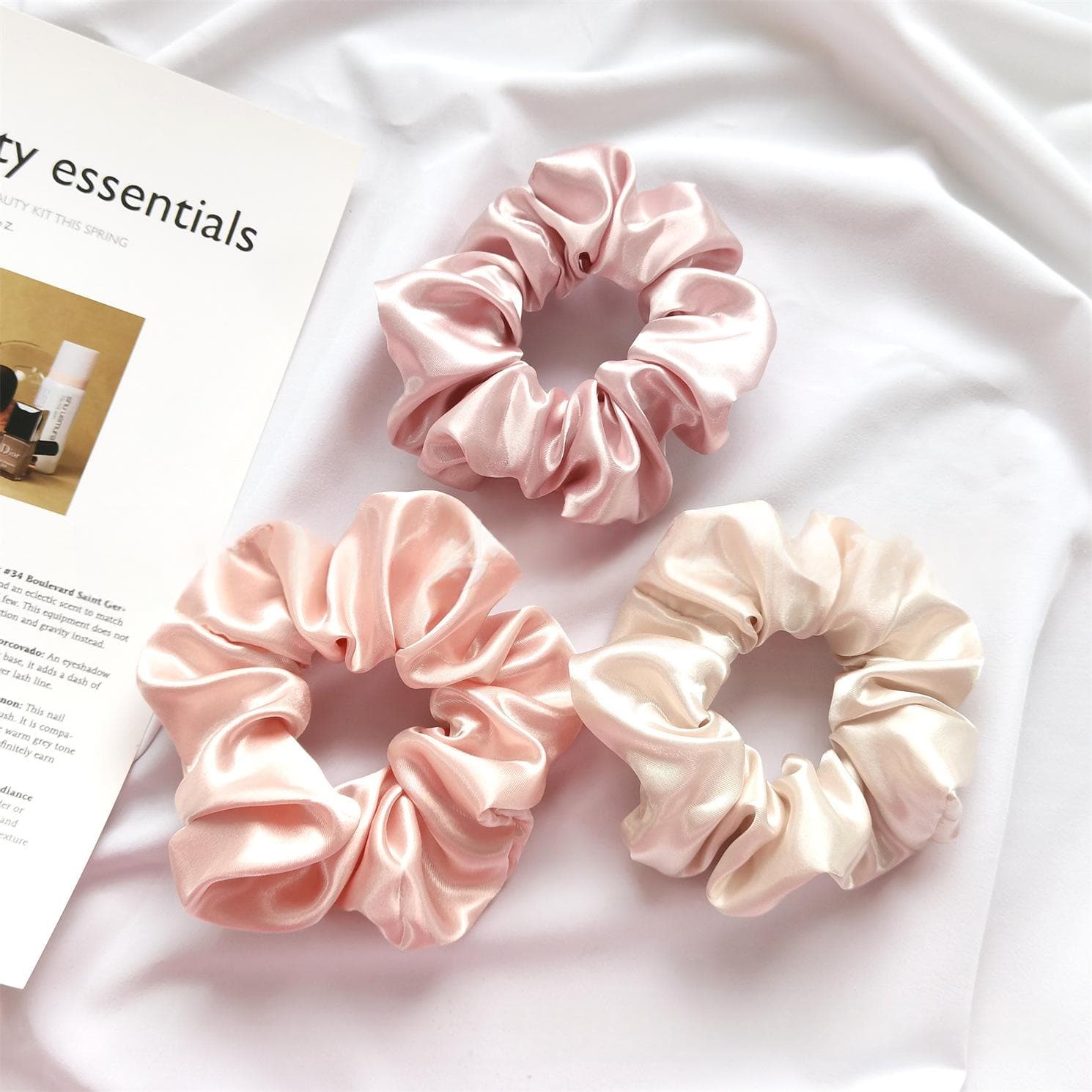 Versatile Satin Scrunchie Hair Tie Hair Accessory