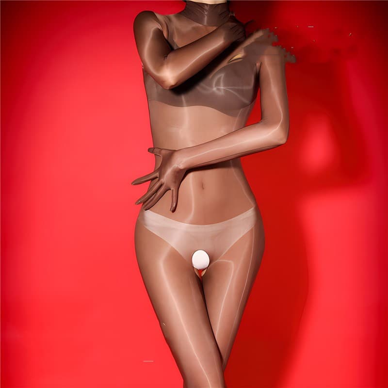 Shiny 5D Tight-fitting Five-finger Long-sleeve Garment