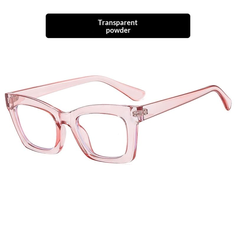 Cross-border Square Small-frame Glasses Instagram-style Influencer Plain Glasses