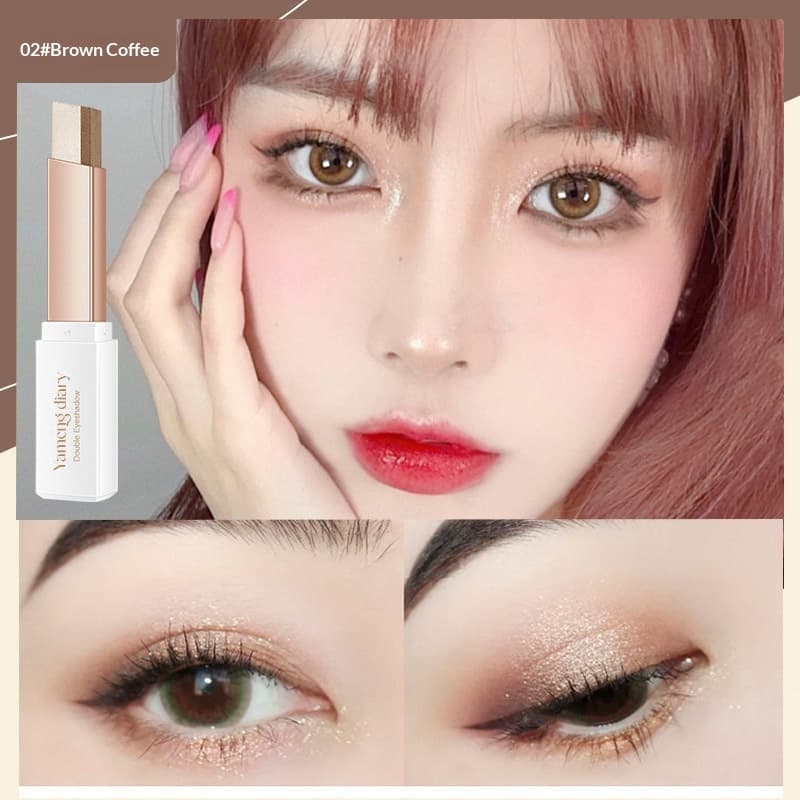Rotating Gradient Two-Color Eyeshadow Stick