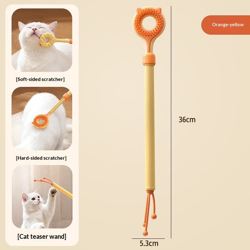 Retractable Pet Cat Teaser Wand Toy