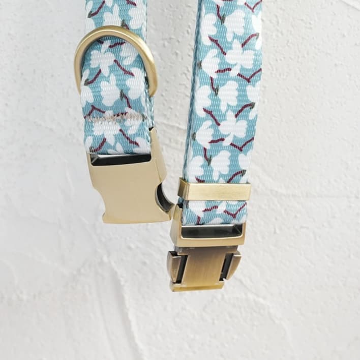 Jasmine-print Anti-loss Dog Collar