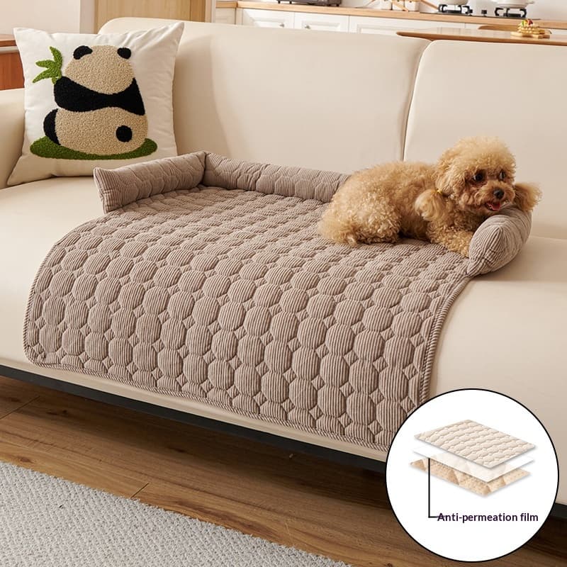 Pet Sofa Cushion Thickened And Scratch-resistant Pet Bed For Sofas