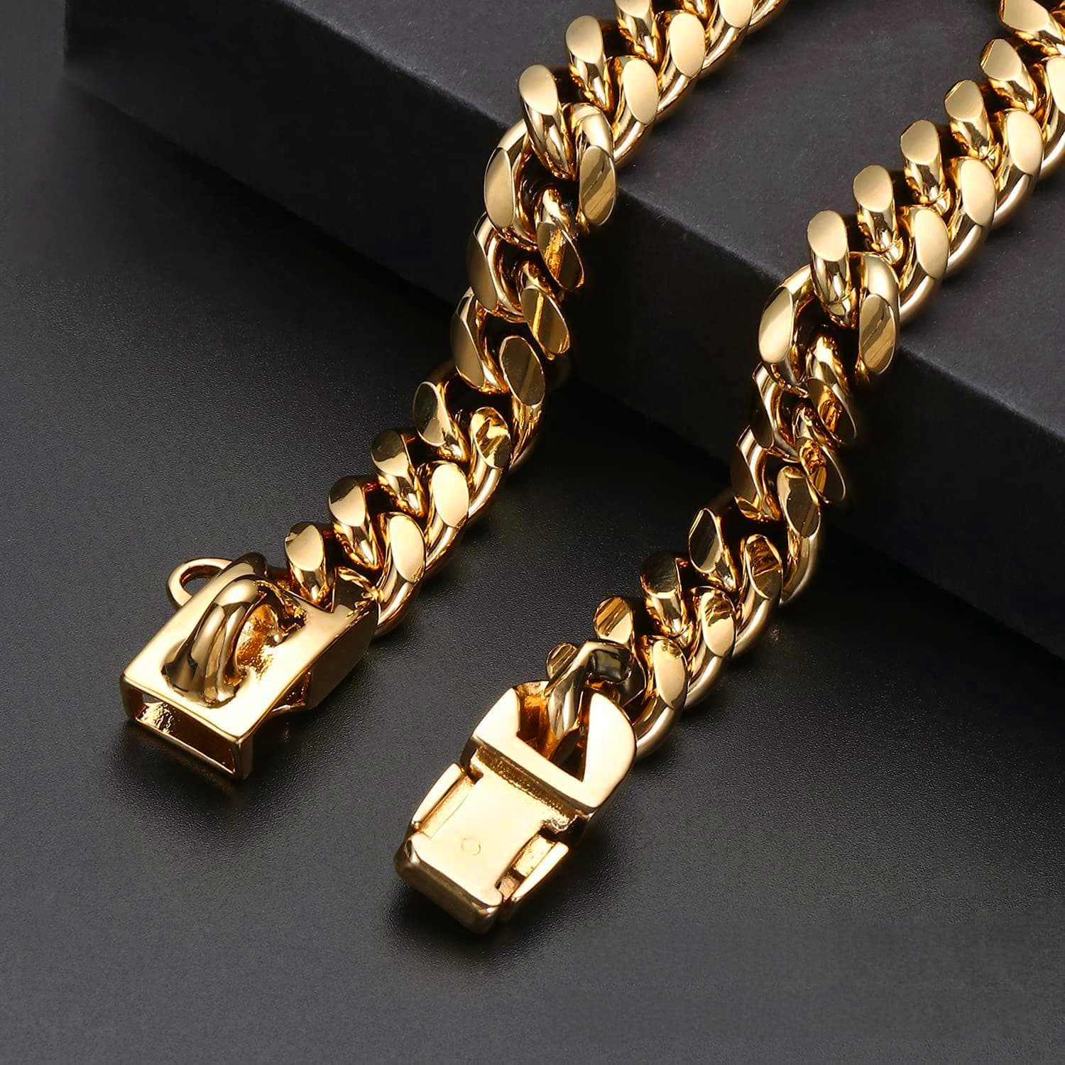 Stainless Steel Dog Chain Necklace
