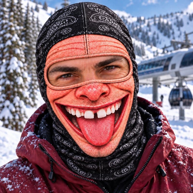 Cycling Funny And Playful Mask Cute New Design