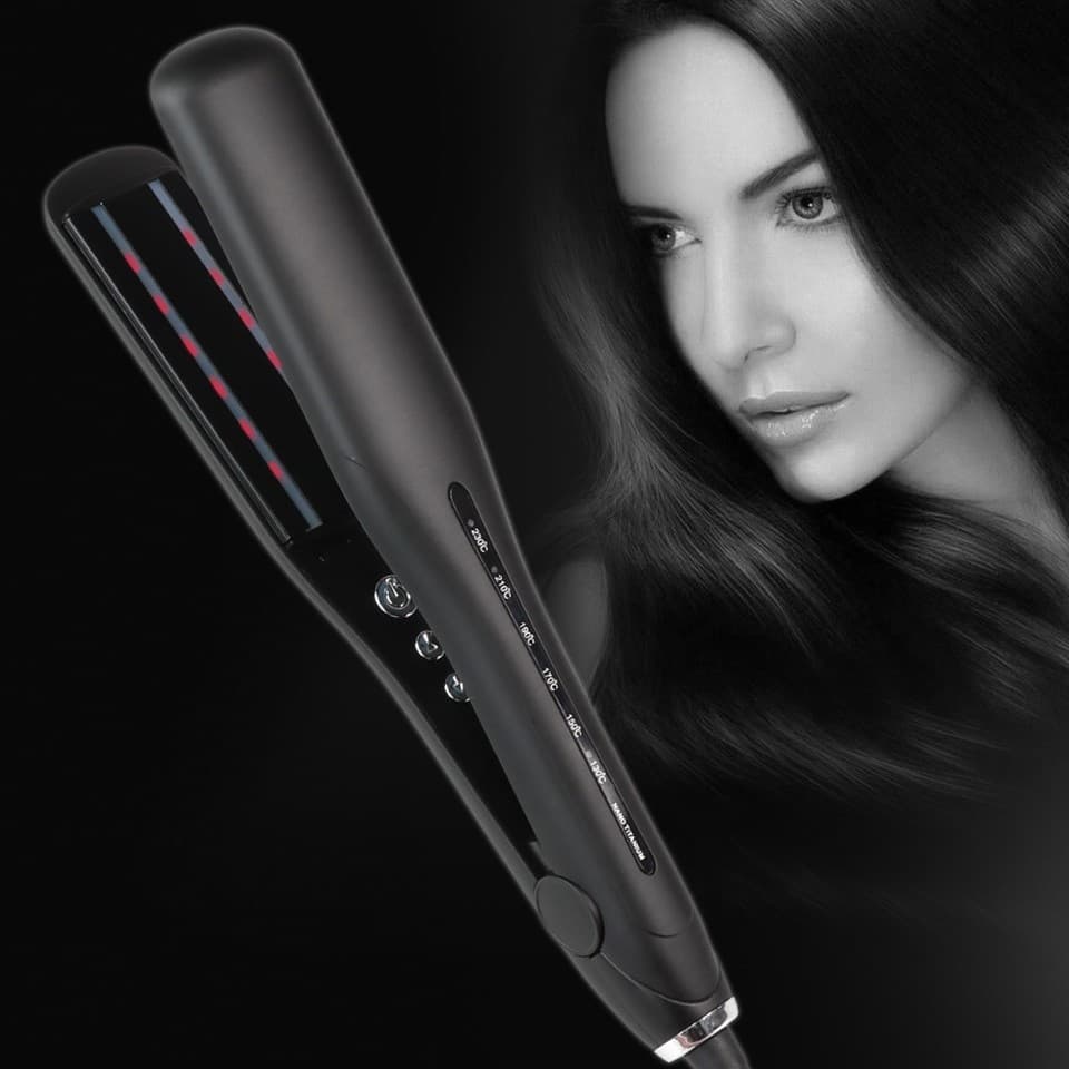 Infrared Hair Straightening Comb Massager Gentle On Hair