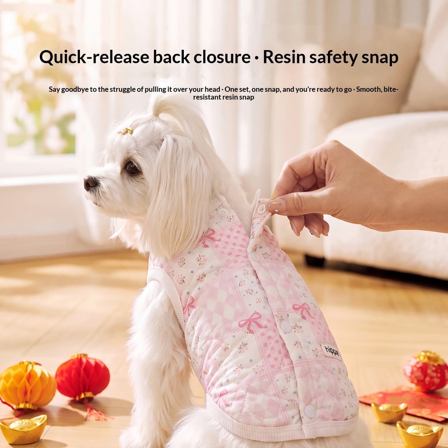 Full Print Pet Warm Belly Protection Clothes - Autumn Winter Pajamas for Small Dogs and Cats
